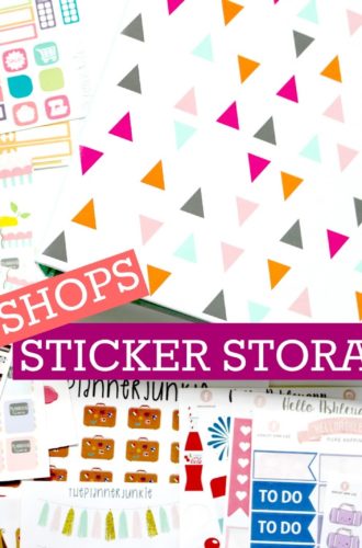 My Favorite Etsy Shops + Sticker Storage [Video]