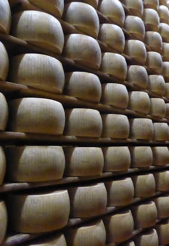 Parmigiano Reggiano in Parma, Italy